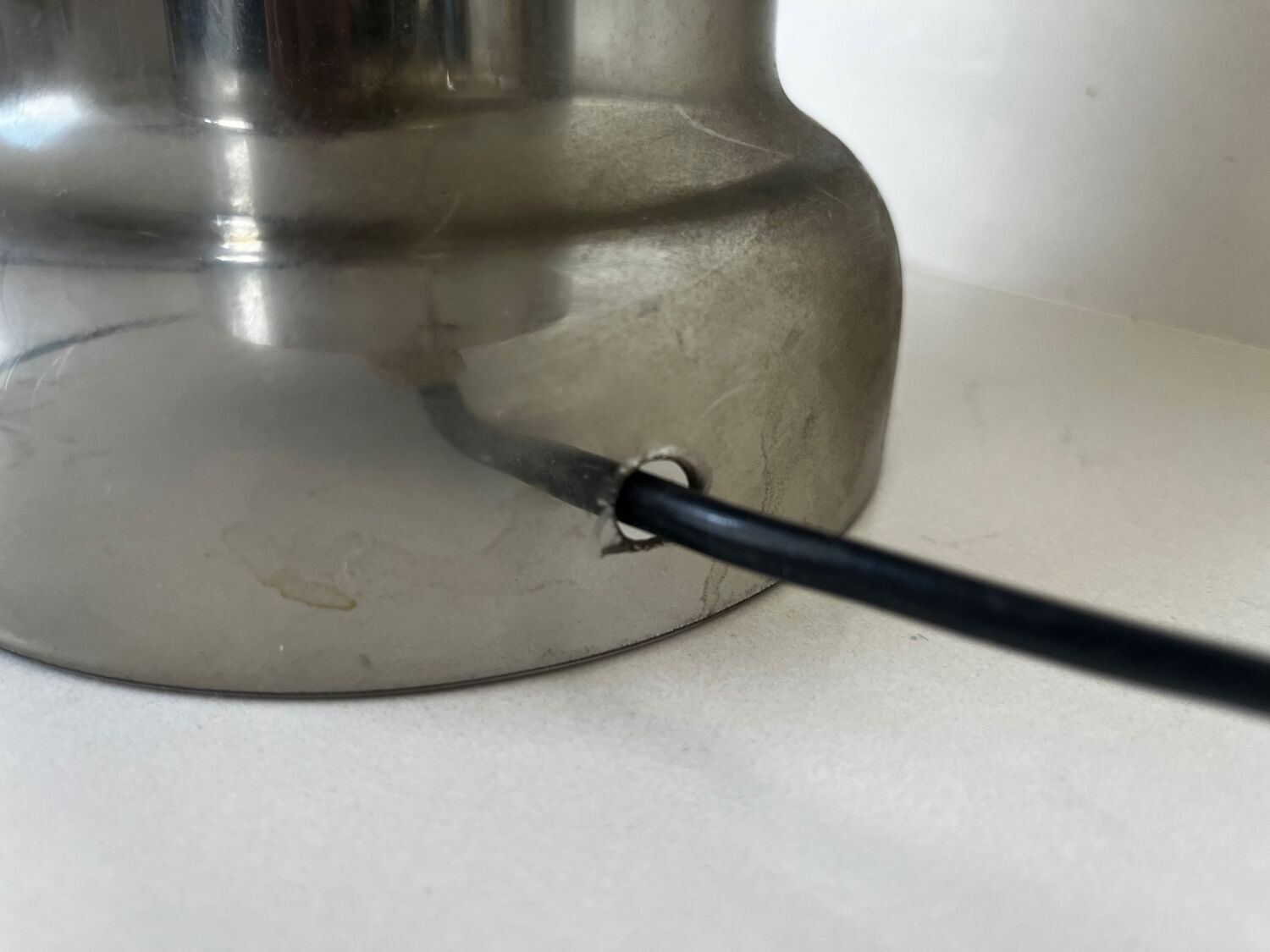 Lamp 1960 smoked glass