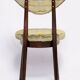 Heart-shaped mid-century chair in green velvet New Waves, Europe, 1960s