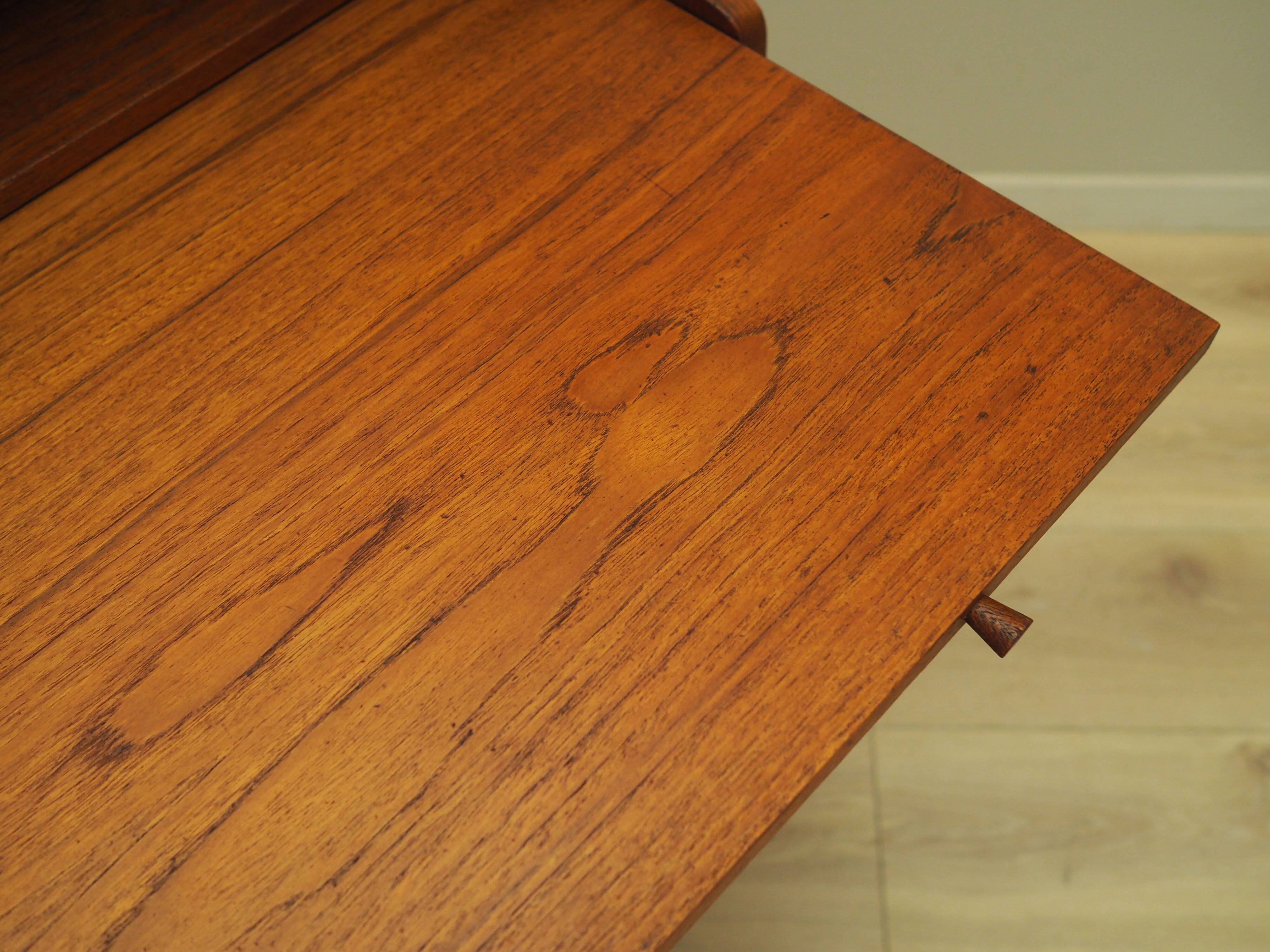 Teak secretary, Danish design, 1970s, production: Denmark