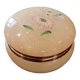 opaline box with floral pattern, 60s