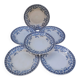 Assiettes creuses, Saint Amand modèle Volubilis, terre de fer