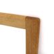 Scandinavian oak mirror, Sweden, 1960, 114cm x 52cm