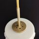 Glass suspension Peill & Putzler 1970s design lamp
