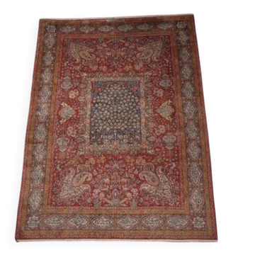 Very fine Indo-Isfahan Oriental rug, silky wool – 300 x 200 cm