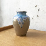 Vase grès émaillé