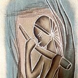 African Art - Zaire 1950's - Signed NY'Bandoki