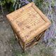 Plant holder or harness in rattan and vintage bamboo