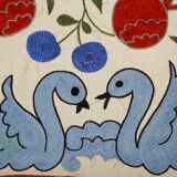 Vintage Turkish rug hand-knotted 50x92cm