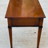 Solid wood rectangular directoire side table