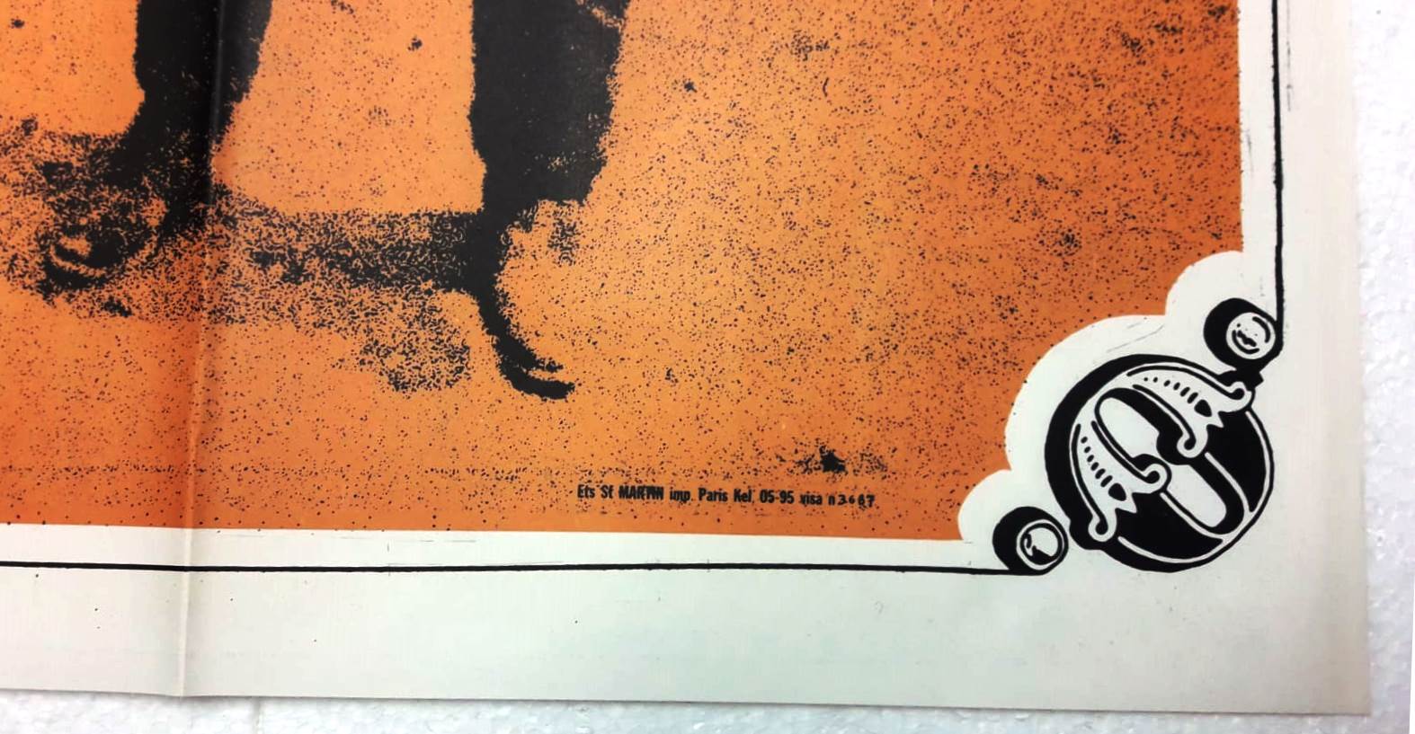 Original movie poster "The Seven Mercenaries"1961 McQueen,Brynner,Bronson...