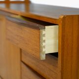 Sideboard bookcase with pull-out desk