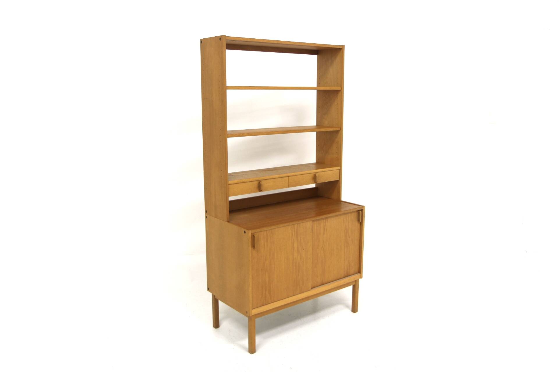 Scandinavian oak bookcase, Bertil Fridhagen, Bodafors, Sweden, 1960