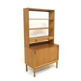 Scandinavian oak bookcase, Bertil Fridhagen, Bodafors, Sweden, 1960