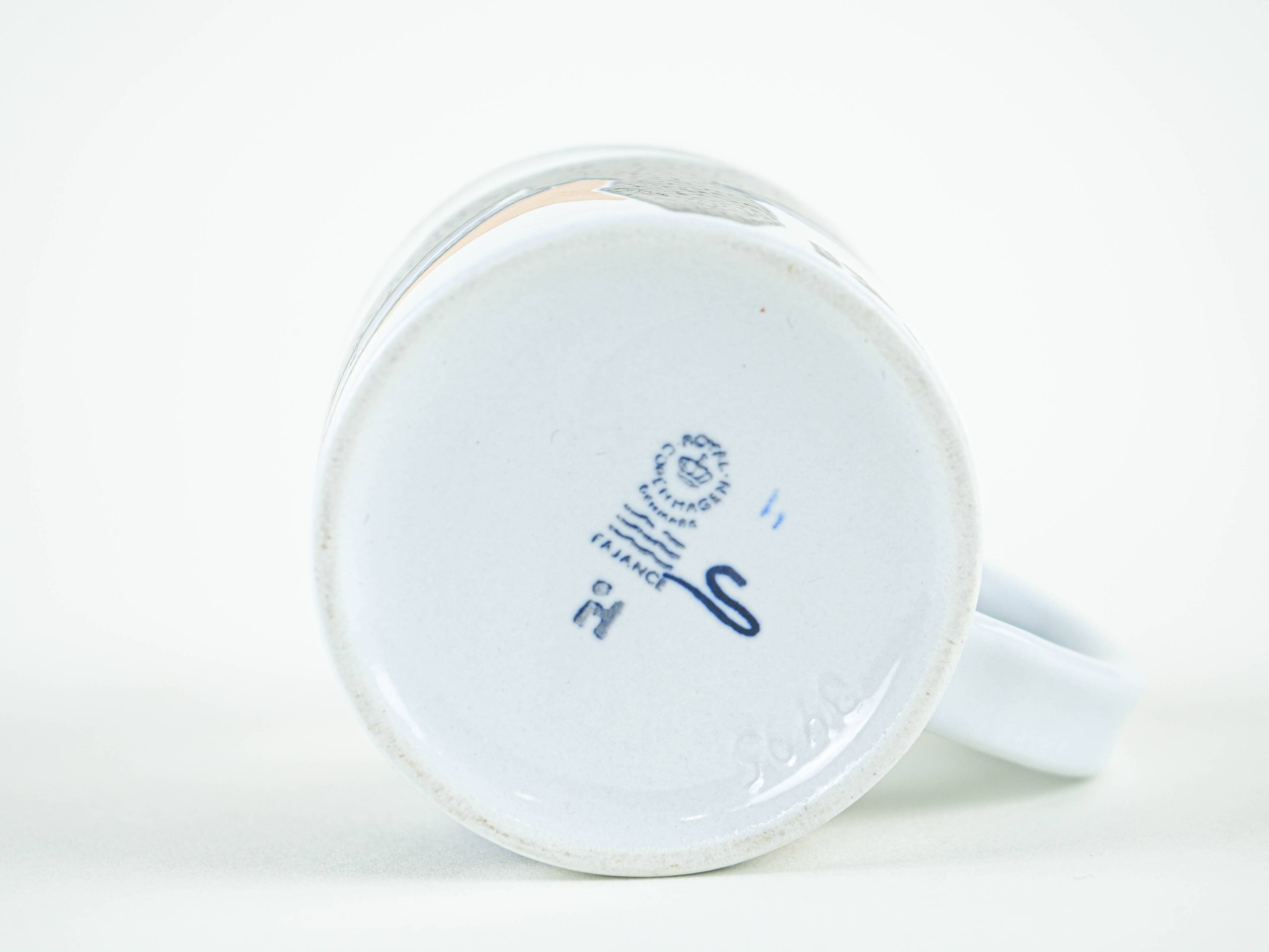 Porcelain mug, Danish design, 1982, designer: Inge-Lise Koefoed, manufactur
