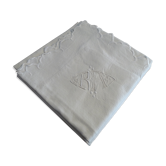 2 old R.A embroidered pillowcases in 70cm by 73cm cotton