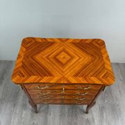 Marquetry bar cabinet, Louis XV style, 20th century