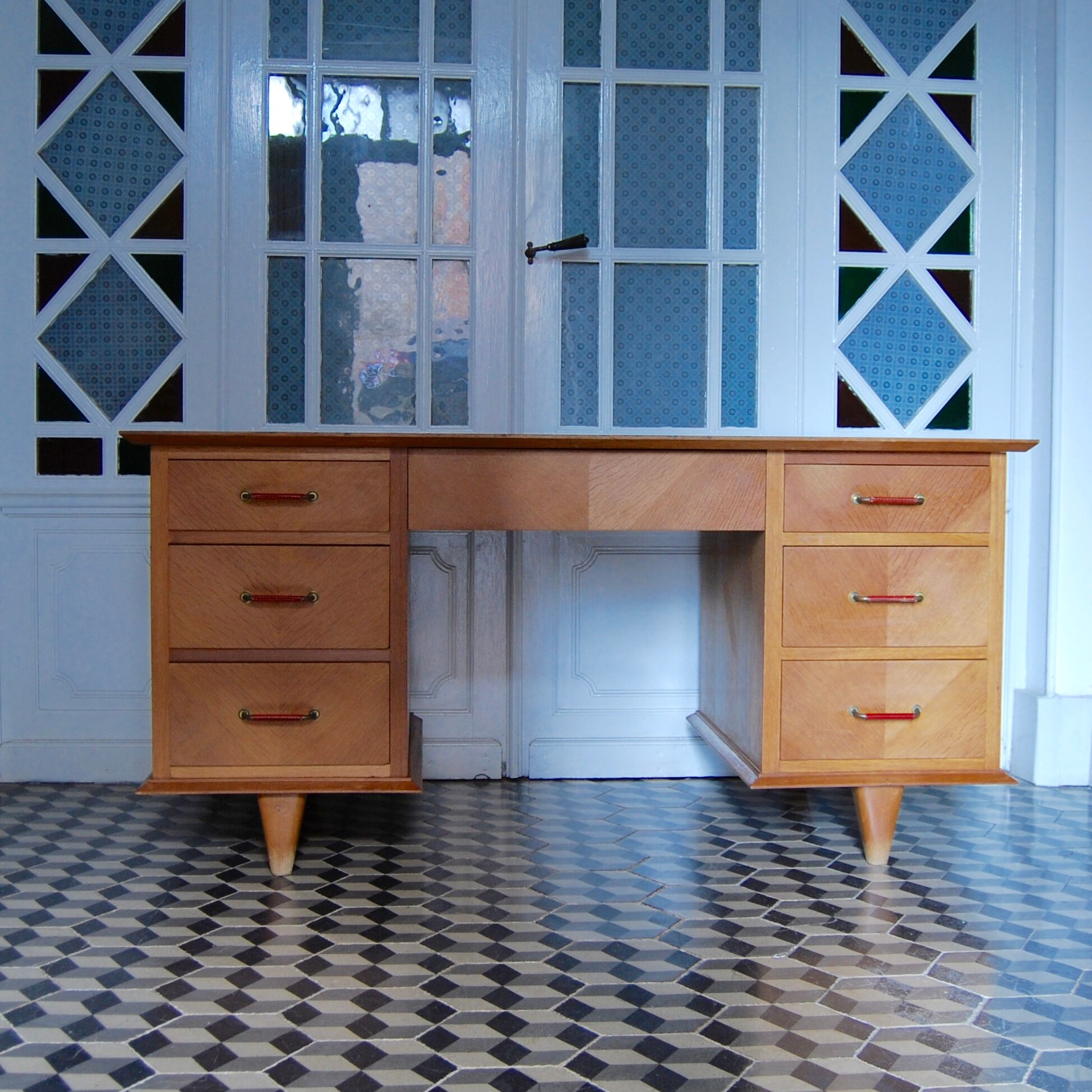Vintage wooden office