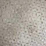 Round ceiling light in holophane glass, 1960s