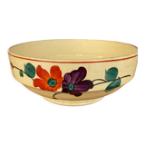 Salad bowl earthenware Sarreguemines model Ginette