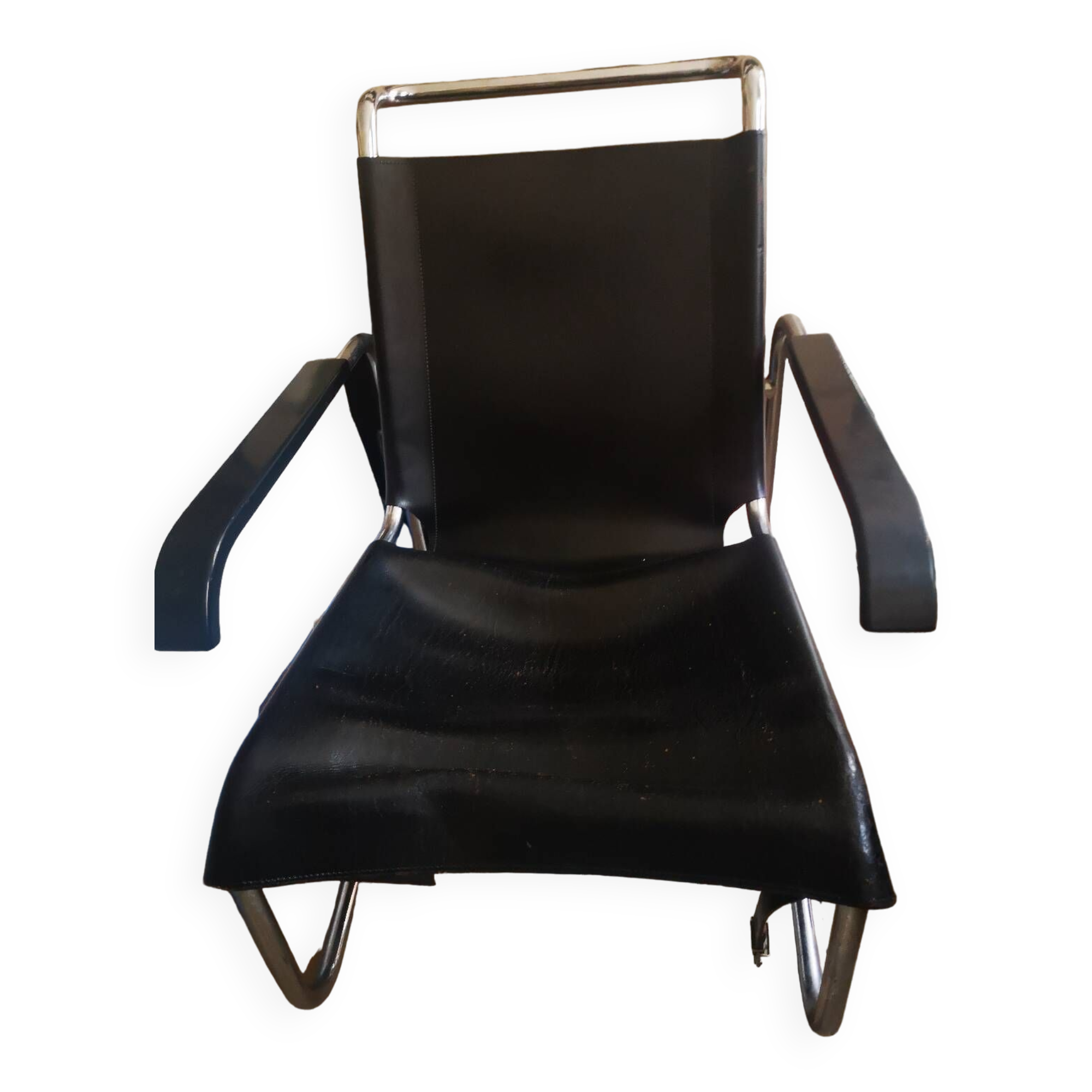 Modernist lounge chair by Marcel Breuer, Thonet edition, 1930s