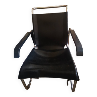 Fauteuil de repos moderniste par Marcel Breuer édition Thonet des années 1930