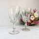 2 verres à eau vintage