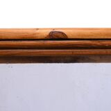 Vintage wooden and glass serving trolley