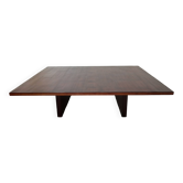 Table Basse Axel Vervoordt Bois E Bambou Laque Belgique 1980