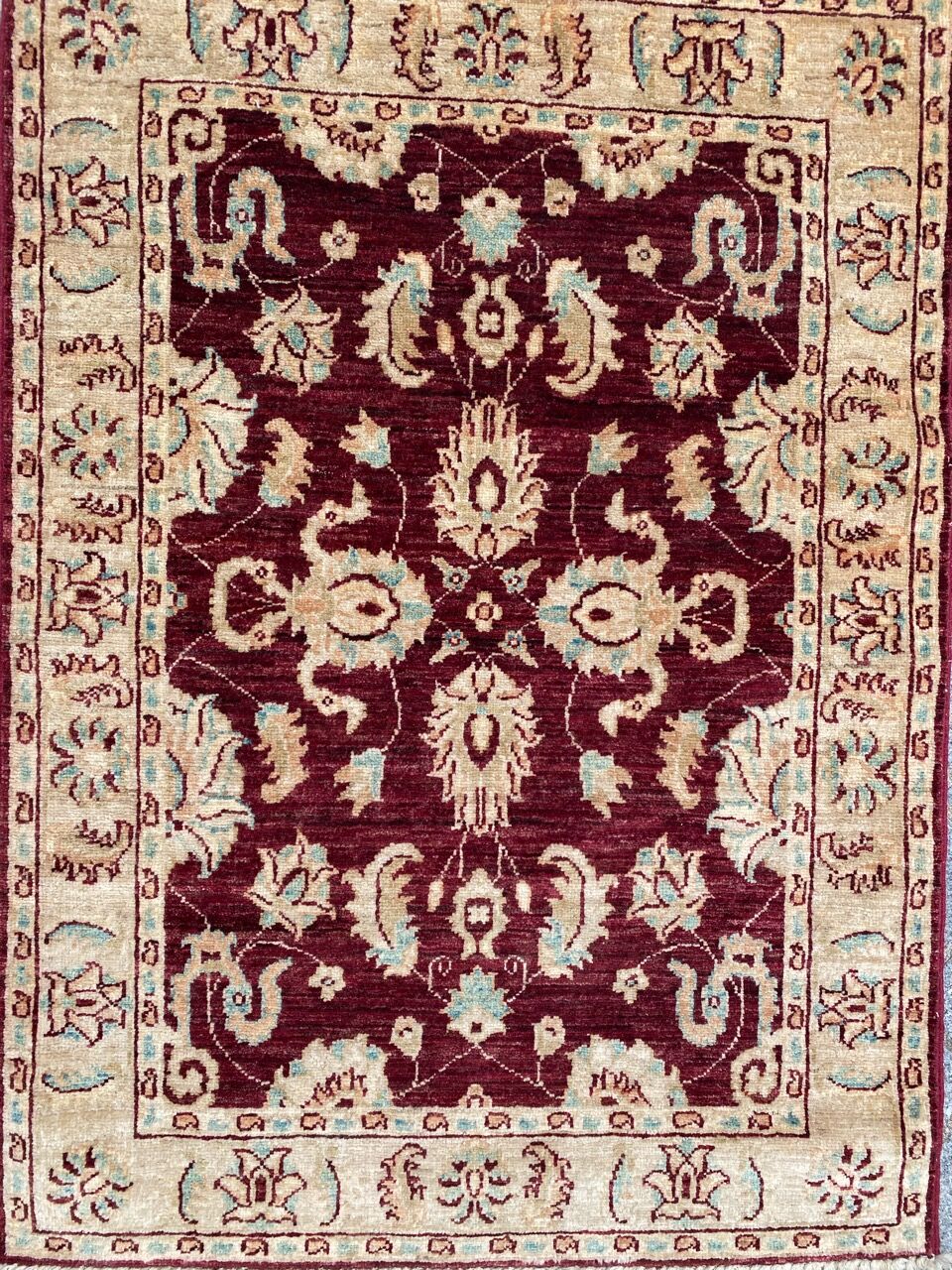 Chobi Afghan contemporary carpet 88x120 cm