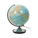 Lampe globe terrestre imprimé en Italie par GDP, 1967