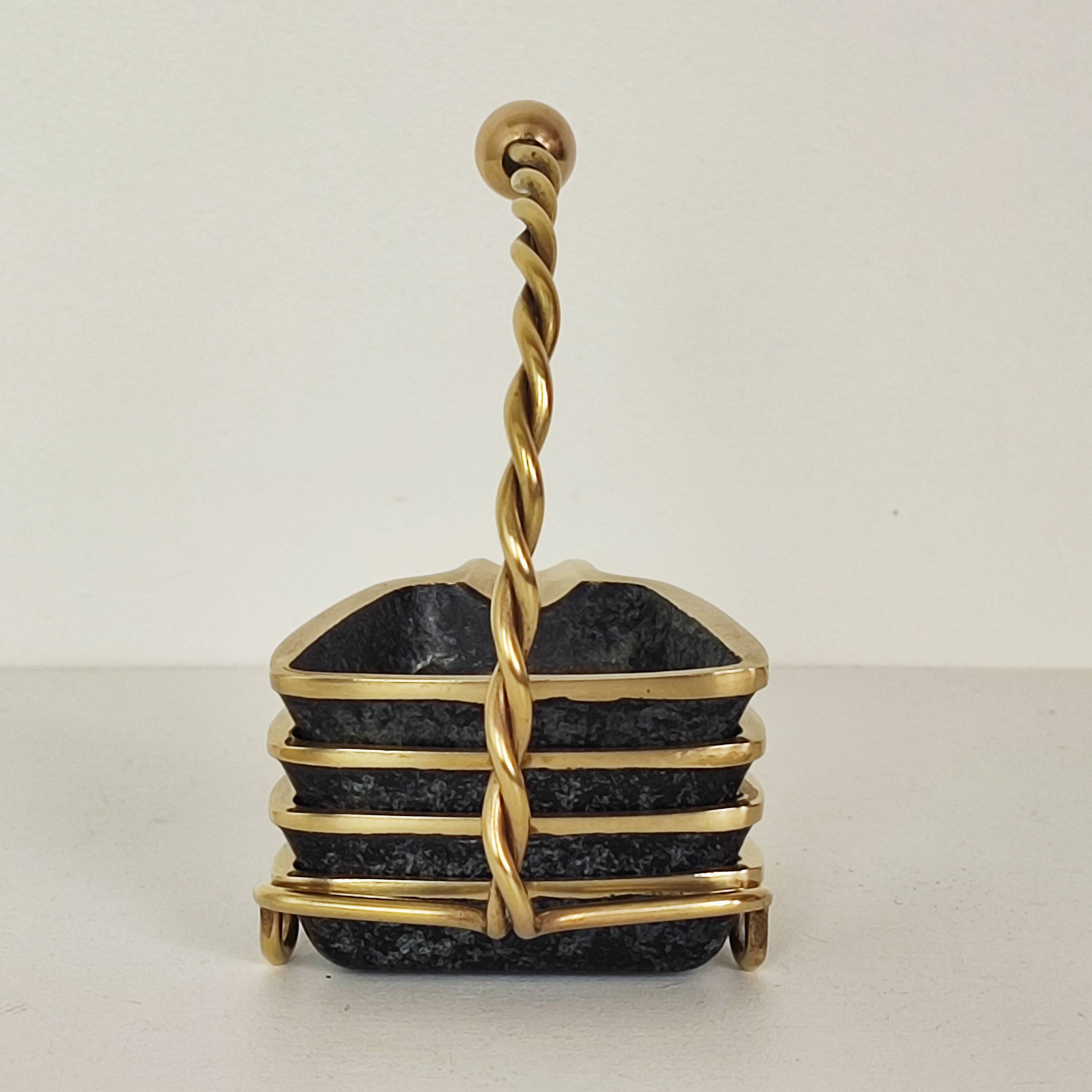 Cendriers empilables années 50