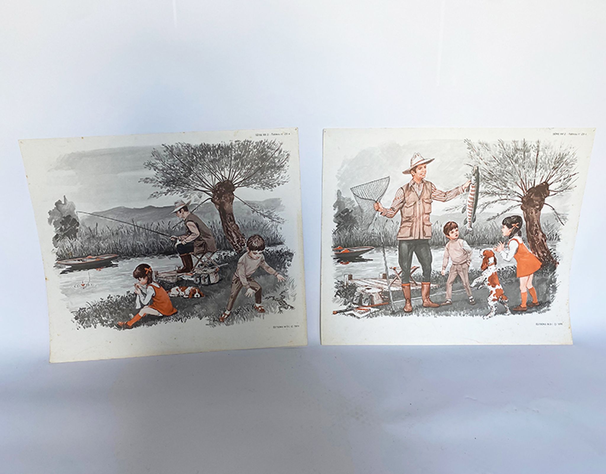 Set of posters 'Pèche-Picnic'