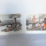 Set of posters 'Pèche-Picnic'
