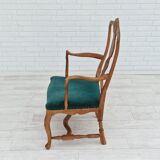 1960s, Danish design, pair of armchairs, oak wood, original very good condition