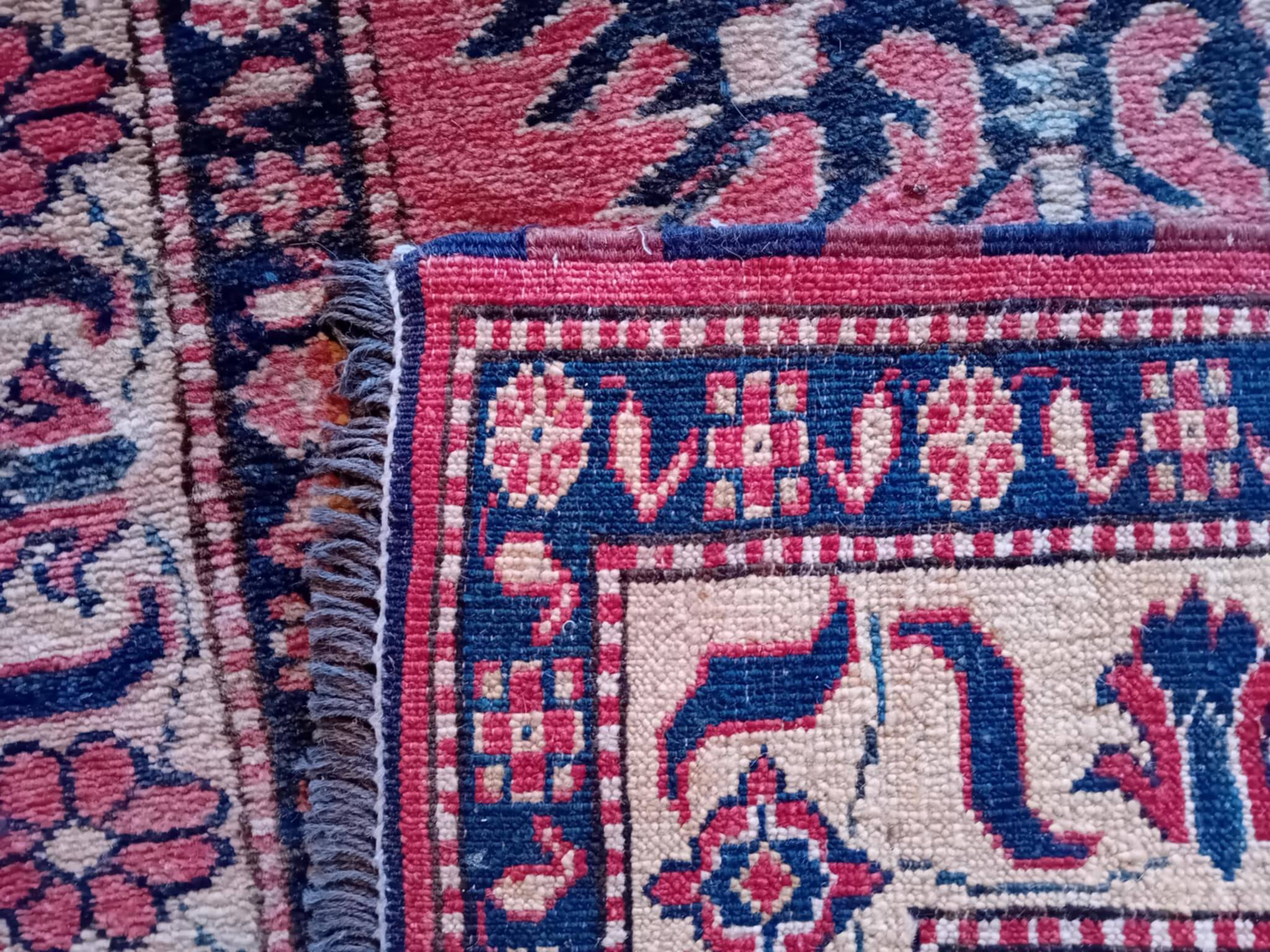 Handmade Pakistani Kazak Runner Rug 335x88cm