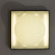 Paire d’appliques murales en acrylique italiennes extra large Space Age