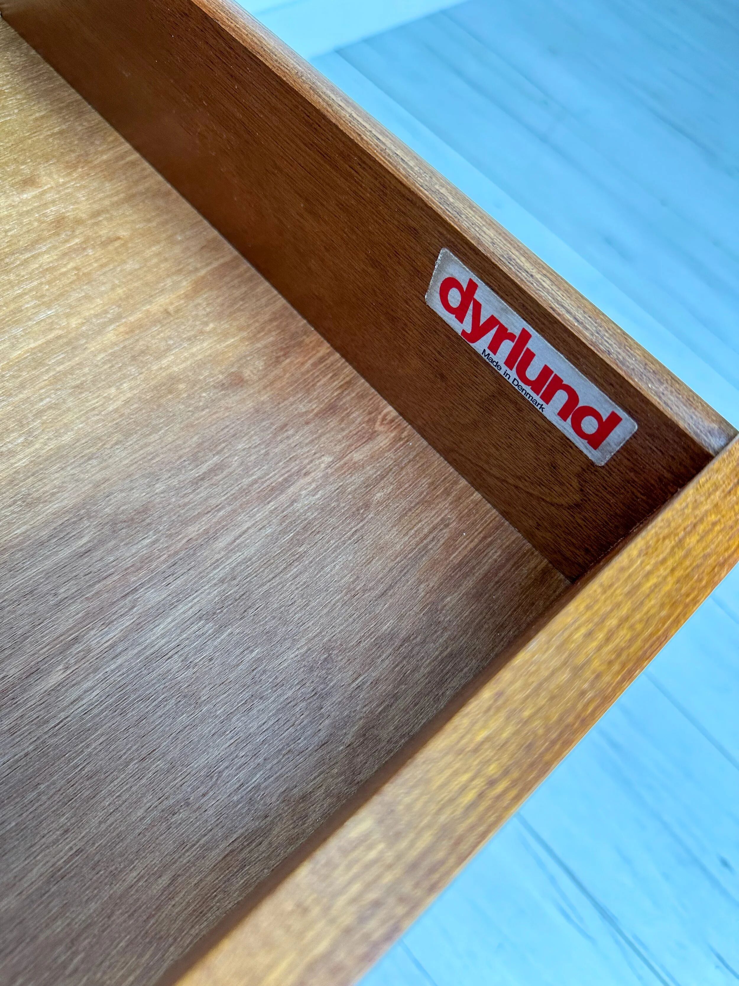 1960s Vintage Danish Teak Secretary by Dyrlund