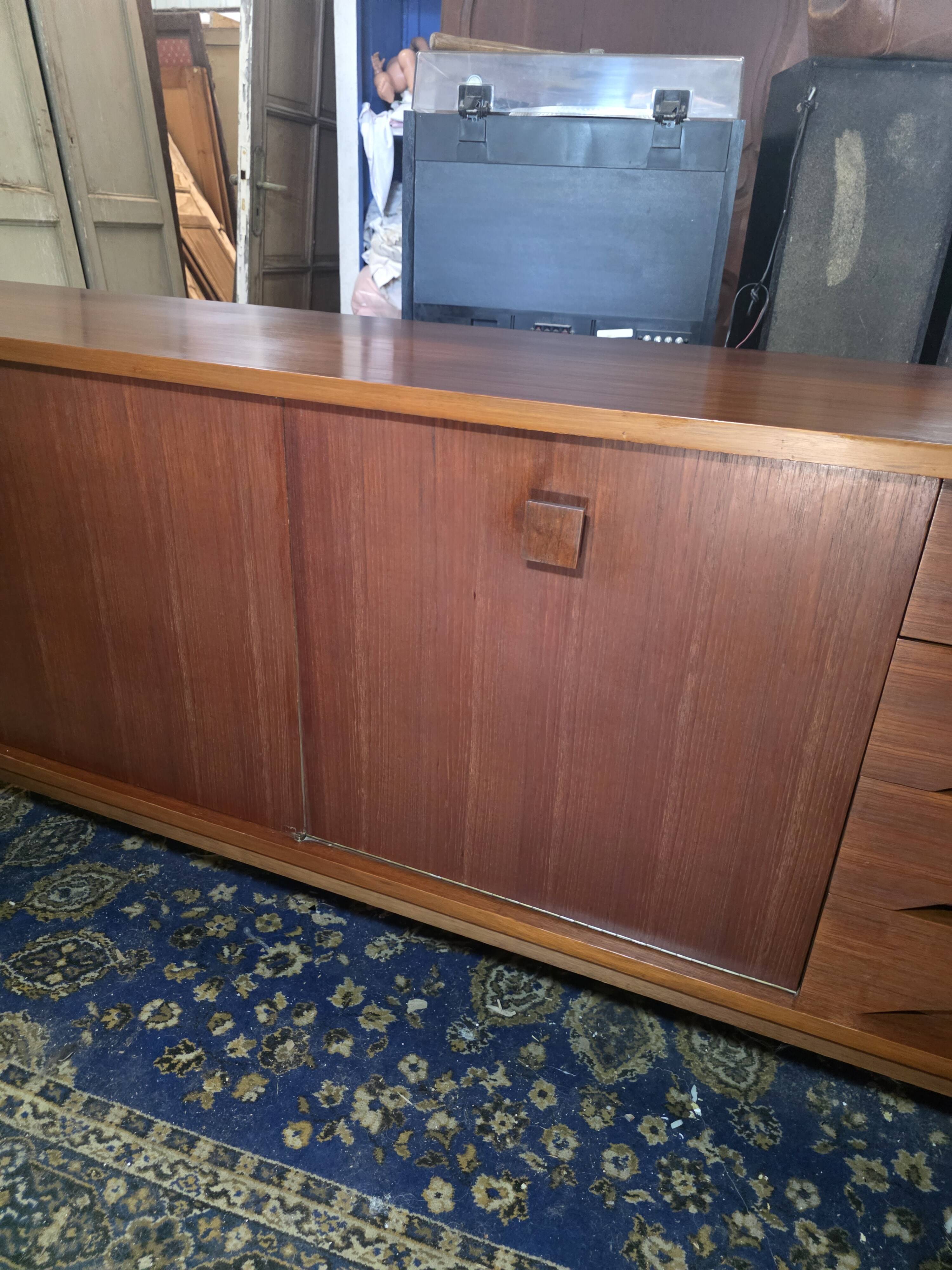 Scandinavian teak sideboard from the 1960s.