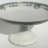 Terre de Fer Digoin dark green standing bowl