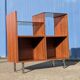 Meuble rangement Hi-Fi vinyles moderniste vintage 1960