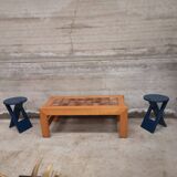 coffee table maison regain elm and stoneware vintage