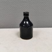 Miniature vase by Peter Fitzner (PF) in stoneware with dark blue glaze