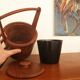 Danish teak ice bucket - vintage mid century design