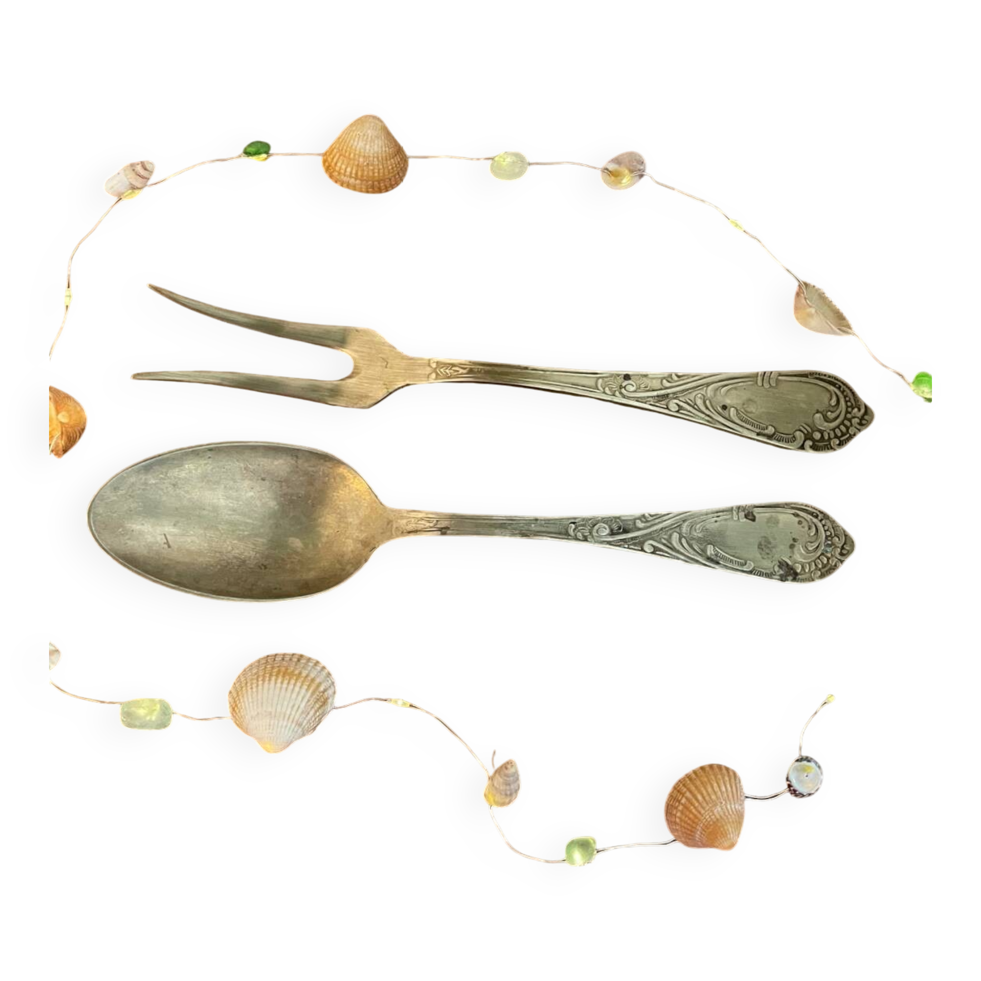 Vintage gold cutlery