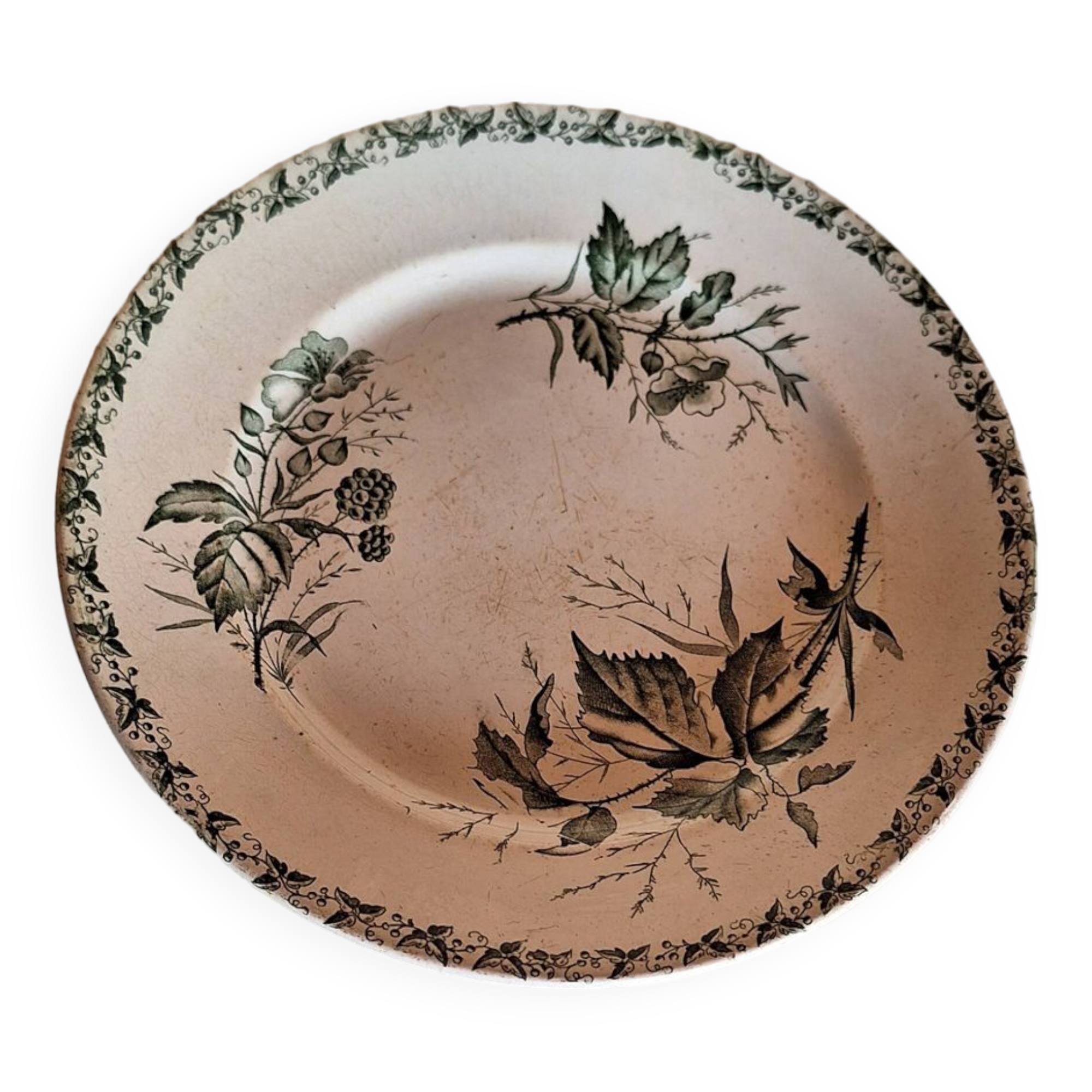 Badonviller earthenware plate