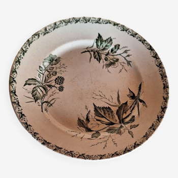 Badonviller earthenware plate