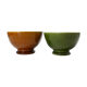 Duo of earthenware bowls