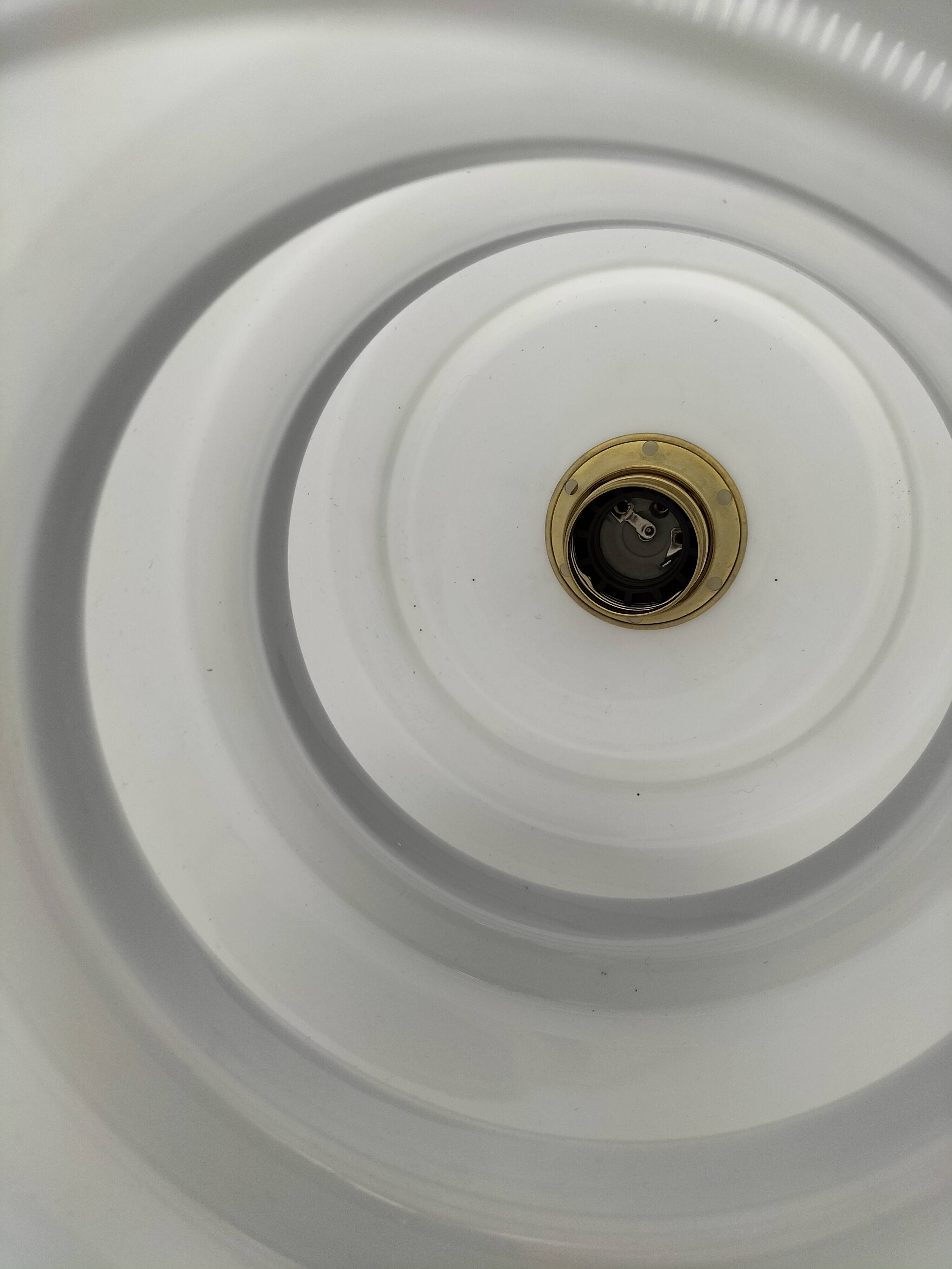 Vintage opaline suspension