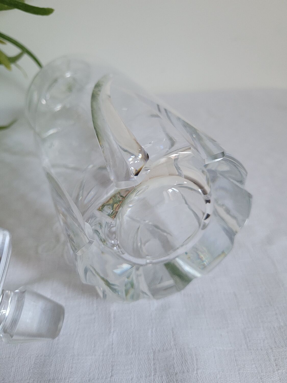 Crystal whisky carafe from Sèvres