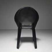 Set of six "Lira" dining chairs by Mario Bellini for Cassina, Italy, 1980s.